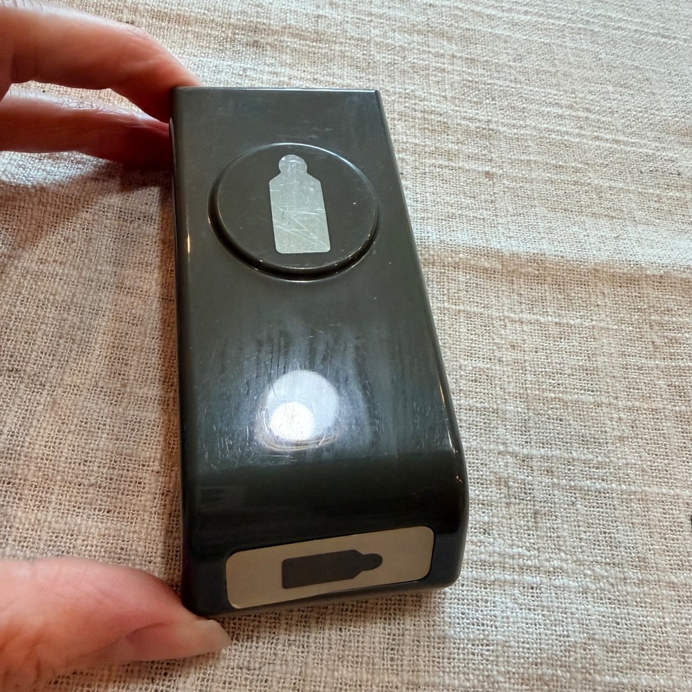 Stampin Up Tag Topper Bottle Paper Punch Gray RE38219 Scrapbooking Craft Tool